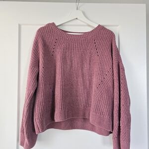 SO Women's Mauve Knit Sweater
